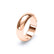 - D Shape Wedding Ring 9k Rose Gold Wedding Bands Lily Arkwright