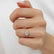 Delilah 1.00ct Round Cut F Colour Lab Diamond 18 karat Yellow Gold Shoulder Set Engagement Ring Lily Arkwright
