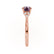 DELILAH - Round Alexandrite 18k Rose Gold Shoulder Set Ring Engagement Ring Lily Arkwright