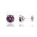 DOVE - Round Alexandrite Platinum Stud Earrings Earrings Lily Arkwright