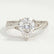 EDEN - Pear Lab Diamond 18k White Gold Vine Solitaire