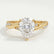 EDEN - Pear Lab Diamond 18k Yellow Gold Vine Solitaire
