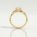 EDEN - Pear Lab Diamond 18k Yellow Gold Vine Solitaire