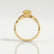 EDEN - Pear Yellow Lab Diamond 18k Yellow Gold Vine Solitaire