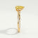 EDEN - Pear Yellow Lab Diamond 18k Yellow Gold Vine Solitaire