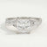 EDEN - Princess Cut Lab Diamond Platinum Vine Solitaire