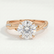 Eden shoulder set solitaire round lab diamond shoulder twist set 18k white gold platinum engagement ring