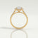 ESME - Radiant Lab Diamond 18k Yellow Gold Halo