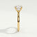 EVERDEEN - Oval Lab Diamond 18k Yellow Gold Trilogy Ring