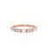 ELARA - Lab Diamond Statement Eternity 18k Rose Gold Eternity Lily Arkwright