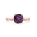 ELENA - Round Alexandrite Solitaire Engagement Ring 18k Rose Gold