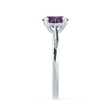 ELENA - Chatham® Round Alexandrite Solitaire Engagement Ring 950 Platinum
