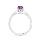 ELENA - Chatham® Round Alexandrite Solitaire Engagement Ring 950 Platinum