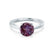 ELENA - Round Alexandrite Solitaire Engagement Ring 950 Platinum