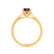 ELENA - Round Alexandrite Solitaire Engagement Ring 18k Yellow Gold