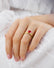ELENA - Round Ruby Solitaire Engagement Ring 18k Yellow Gold