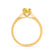 ELENA - Round Yellow Sapphire Solitaire Engagement Ring 18k Yellow Gold