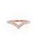 ELLORA - Wishbone 18k Rose Gold Eternity Wedding Band Eternity Lily Arkwright