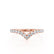 ELLORA - Wishbone 18k Rose Gold Eternity Wedding Band Eternity Lily Arkwright