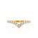 ELLORA - Wishbone 18k Yellow Gold Eternity Wedding Band Eternity Lily Arkwright