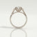 FLEUR - Round Lab Diamond 950 Platinum Shoulder Set Ring