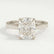 FLORENCE - Elongated Cushion Lab Diamond Platinum Solitaire