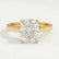 FLORENCE - Elongated Cushion Lab Diamond 18k Yellow Gold Solitaire