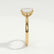 FLORENCE - Elongated Cushion Lab Diamond 18k Yellow Gold Solitaire