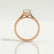 FLORENCE - Emerald Lab Diamond 18k Rose Gold Solitaire