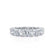 FARAH - 18k White Gold Cushion Statement Eternity Eternity Lily Arkwright