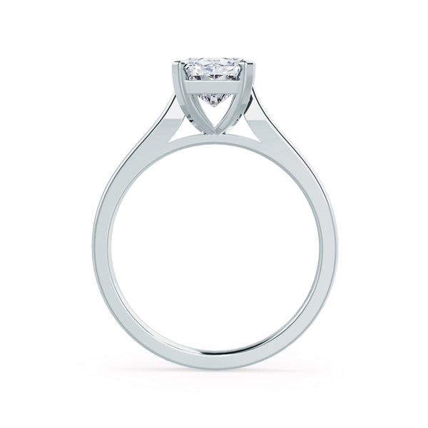FLORENCE - Radiant Lab Diamond 18k White Gold Solitaire