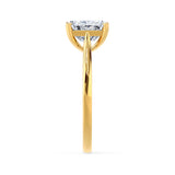 FLORENCE - Radiant Lab Diamond 18k Yellow Gold Solitaire
