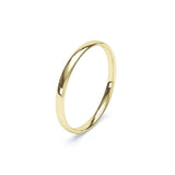 - Regular Court Profile Plain Wedding Ring 9k Yellow Gold Wedding Bands Lily Arkwright