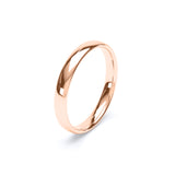 - Regular Court Profile Wedding Ring 18k Rose Gold Wedding Bands Lily Arkwright