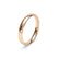 - Oval Profile Plain Wedding Ring 18k Rose Gold Wedding Bands Lily Arkwright