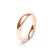 - Oval Profile Wedding Ring 9k Rose Gold Wedding Bands Lily Arkwright