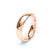 - Regular Court Profile Wedding Ring 9k Rose Gold Wedding Bands Lily Arkwright