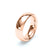 - Oval Profile Wedding Ring 9k Rose Gold Wedding Bands Lily Arkwright