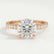 GISELLE - Round Lab Diamond 18k Rose Gold Solitaire Ring