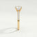 GISELLE - Round Lab Diamond 18k Yellow Gold Solitaire Ring