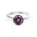 GRACE - Chatham Lab Grown Alexandrite Solitaire 950 Platinum Engagement Ring Lily Arkwright