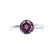 GRACE - Chatham Lab Grown Alexandrite Solitaire 18k White Gold Engagement Ring Lily Arkwright