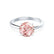 GRACE - Chatham Lab Grown Champagne True Sapphire Solitaire 950 Platinum Engagement Ring Lily Arkwright