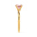 GRACE - Chatham Lab Grown Champagne True Sapphire Solitaire 18k Yellow Gold Engagement Ring Lily Arkwright