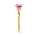 GRACE - Chatham Lab Grown Pink Sapphire Solitaire 18k Yellow Gold Engagement Ring Lily Arkwright