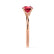 GRACE - Chatham® Lab Grown Ruby Solitaire 18k Rose Gold Engagement Ring Lily Arkwright