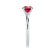 GRACE - Lab Grown Ruby Solitaire Platinum Engagement Ring Lily Arkwright