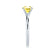 GRACE - Chatham Lab Grown Yellow Sapphire Solitaire 950 Platinum Engagement Ring Lily Arkwright