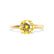 GRACE - Chatham Lab Grown Yellow Sapphire Solitaire 18k Yellow Gold Engagement Ring Lily Arkwright