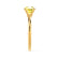 GRACE - Chatham Lab Grown Yellow Sapphire Solitaire 18k Yellow Gold Engagement Ring Lily Arkwright